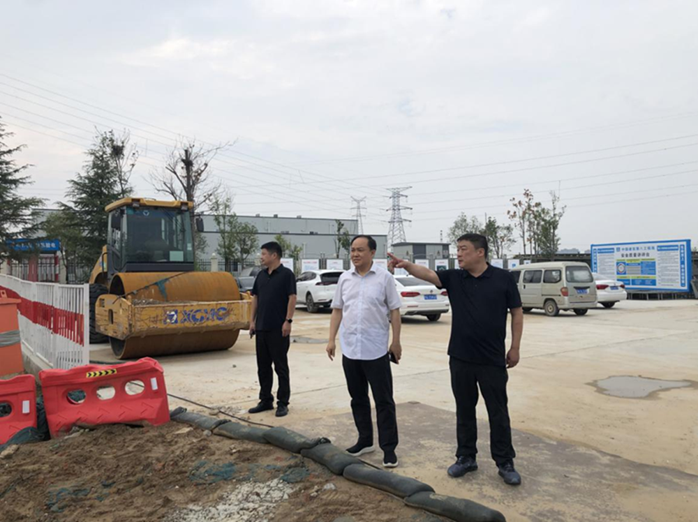 云博官方网站-云博yunbo（中国）,党委委员、副总经理张岩到侯寨新镇区安置区调研项目建设工作